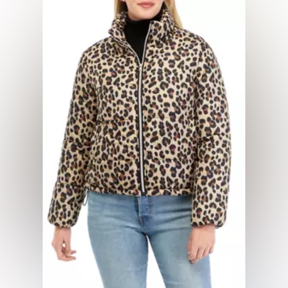 Me Jane- Leopard Print Puffer